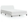 Image de Lit avec matelas blanc 140x200 cm similicuir 3208418