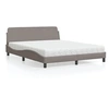 Image de Bed met matras stof taupe 160x200 cm3208428