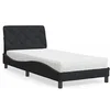 Image de Lit avec Matelas, Lit Rembourré avec Coussin de Tête de Lit, Lit Simple, Lit Adulte de Chambre à Coucher Intérieur, 3208624