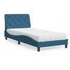 Image de Lit avec Matelas, Lit Rembourré avec Coussin de Tête de Lit, Lit Simple, Lit Adulte de Chambre à Coucher Intérieur, 3208638