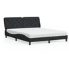 Image de Lit avec Matelas, Lit Rembourré avec Coussin de Tête de Lit, Lit Double, Lit Adulte de Chambre à Coucher Intérieur, 3208666