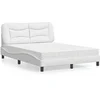 Image de Lit avec matelas blanc 120x200 cm similicuir 3208711