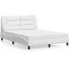 Image de Lit avec matelas blanc 140x190 cm similicuir 3208718
