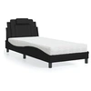 Image de Lit avec Matelas, Lit Rembourré avec Coussin de Tête de Lit, Lit Simple, Lit Adulte, Meuble de Chambre à Coucher 3208768