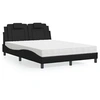 Image de Lit avec Matelas, Lit Rembourré avec Coussin de Tête de Lit, Lit Double, Lit Adulte, Meuble de Chambre à Coucher 3208782