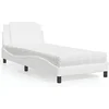 Image de Lit avec Matelas, Lit Rembourré avec Coussin de Tête de Lit, Lit Simple, Lit Adulte, Meuble de Chambre à Coucher 3208846