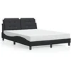 Image de Lit avec Matelas, Lit Rembourré avec Coussin de Tête de Lit, Lit Double, Lit Adulte, Meuble de Chambre à Coucher 3208852