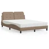 Image de Bed met matras kunstleer cappuccinokleurig 120x200 cm3208856