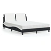Image de Lit avec Matelas, Lit Rembourré avec Coussin de Tête de Lit, Lit Double, Lit Adulte, Meuble de Chambre à Coucher 3208871