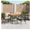 Image de Ensemble à Manger de Jardin avec Coussins 5pcs, Table et Chaise de Terrasse, Meubles de Patio, Mobilier d'Extérieur, 3213562