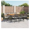 Image de 9-delige Tuinset poly rattan zwart3213565