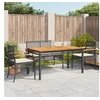 Image de Ensemble à Manger de Jardin avec Coussins 5pcs, Table et Chaise de Terrasse, Meubles de Patio, Mobilier d'Extérieur, 3213568