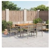 Image de Ensemble à Manger de Jardin avec Coussins 7 pcs, Table et Chaise de Terrasse, Meubles de Patio, Mobilier d'Extérieur, 3213572