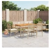 Image de Ensemble à Manger de Jardin avec Coussins 7 pcs, Table et Chaise de Terrasse, Meubles de Patio, Mobilier d'Extérieur, 3213581