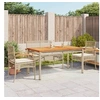 Image de Ensemble à Manger de Jardin avec Coussins 5pcs, Table et Chaise de Terrasse, Meubles de Patio, Mobilier d'Extérieur, 3213586