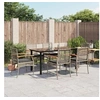 Image de Ensemble à Manger de Jardin avec Coussins 7 pcs, Table et Chaise de Terrasse, Meubles de Patio, Mobilier d'Extérieur, 3213621