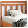 Image de Tête de lit cire marron 100 cm bois massif de pin 844178