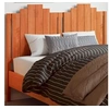 Image de Tête de lit cire marron 135 cm bois massif de pin 844283