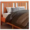 Image de Hoofdbord 140 cm massief grenenhout wasbruin844314