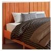 Image de Tête de lit cire marron 135 cm bois massif de pin 844343