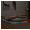 Image de Cadre de lit à LED sans matelas 160x200 cm bois massif