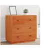Image de Buffet cire marron 80x40x75 cm bois massif de pin844471