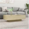 Image de Table basse chêne sonoma 100x49,5x31 cm bois d ingénierie