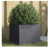 Image de Jardinière anthracite 32x30x29 cm acier