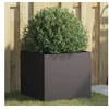Image de Jardinière, Bac à Fleurs, Pot de Plantes, Boîte à Fleurs, Jardinière Surélevée de Jardin Patio Terrasse, Noir 841547