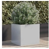 Image de Jardinière, Lit Surélevé, Bac à Fleurs, Pot de Plantes, Boîte à Fleurs Jardin Patio Terrasse, Argenté 42x40x39 cm 841557
