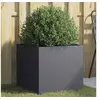 Image de Jardinière, Bac à Fleurs, Pot de Plantes, Boîte à Fleurs, Jardinière Surélevée de Jardin Patio Terrasse, Anthracite 841563