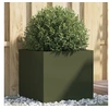 Image de Jardinière vert olive 49x47x46 cm acier