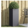 Image de Jardinière anthracite 32x29x75 cm acier