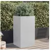 Image de Jardinière argenté 42x38x75 cm acier galvanisé