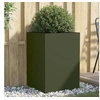 Image de Jardinière, Bac à Fleurs, Pot de Plantes, Boîte à Fleurs, Jardinière Surélevée de Jardin Patio Terrasse, Vert Olive 841586