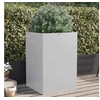 Image de Jardinière, Lit Surélevé, Bac à Fleurs, Pot de Plantes, Boîte à Fleurs Jardin Patio Terrasse, Argenté 52x48x75 cm 841588