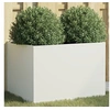 Image de Jardinière blanc 62x47x46 cm acier841602