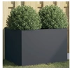 Image de Jardinière anthracite 62x47x46 cm acier