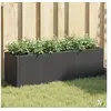 Image de Plantenbakken met 3 potten 2 st 105x30x32 cm poly rattan zwart3210522