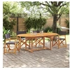 Image de Chaises de jardin pliables lot de 4 gris foncé tissu