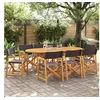 Image de Chaises pliables de jardin lot de 8 gris foncé tissu3208921