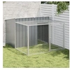 Image de Niche pour Chien avec Cour, Cage pour Chiot avec Porte et Loquet, Maison avec Cour Etendue pour Animaux de Compagnie, 3214222