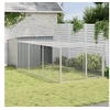 Image de Niche pour Chien avec Cour, Cage pour Chiot avec Porte et Loquet, Maison avec Cour Etendue pour Animaux de Compagnie, 3214223