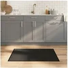 Image de Tapis rectangulaire noir 70x100 cm bambou, tapis de salon, tapis de cuisine, tapis rectangulaire, tapis de chambre à 376864