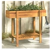 Image de Lit surélevé de jardin 90x30x75 cm bois massif acacia