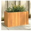 Image de Jardinière 59x27,5x35 cm bois massif d acacia