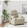 Image de Fauteuil de massage, relaxation similicuir cràme