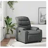 Image de Fauteuil de massage, relaxation similicuir gris
