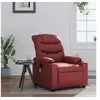 Image de Fauteuil de massage, relaxation similicuir bordeaux