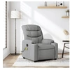 Image de Fauteuil de massage, relaxation tissu gris clair